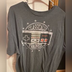 Nintendo Gray Classically Trained T-Shirt